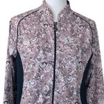 Soma  Women's Jacket Purple Black Zip Track Athletic Athleisure Size Medium Photo 4