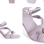 Sandro Leather Slingback Sandals 70 Faye Size 37 EU in Purple Lavender Photo 10