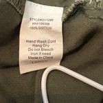 C’esttoi Women’s Vest Green Size Large 100% Cotton Full Zip Pockets Photo 5