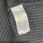 Quince 100% Organic Cotton Fisherman Crew Sweater Small Charcoal Gray Photo 4