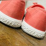 Rocket Dog  Clarita ballet flats in a peachy orange canvas material with a bow Photo 5