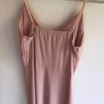 Mystic Blush Pink Sexy Wrap Mini Dress Photo 4