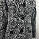 Poetry Clothing Women's Tweed Button Up Jacket Coat Gray BlackSize Small Photo 1