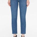 frame denim Frame Le High Stretch Denim Jeans Straight Leg Semi-High Rise Cropped Bestia 29 Photo 2