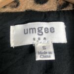 Umgee Leopard Moto Jacket Womens S Brown Biker Glam Bold Edgy Mob Wife Core Photo 4