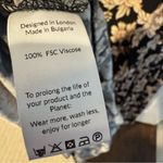 Saint + Sofia Floral Black and Cream Maxi Dress | Size 6 Photo 6