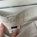 American Eagle Women’s 16 Tan Cream Faux Leather Tan Cargo Pants New Photo 2