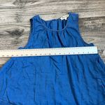 Madewell  Denim Blue Button Front Vest Crop tank Top Fitzgerald Wash Size XS #130 Photo 7
