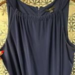 R & K navy sleeveless floral asymmetrical dress 18 Photo 1