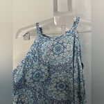 The Limited  Blue Patterned Women's halter/tank top‎ size Large Photo 2
