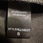 Tuckernuck  Pomander Place Black Suede Slit Front Sloane Leggings SM Front Seam Photo 4