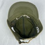 Disney  Parks Mickey Mouse Steamboat Willie Military Distressed Hat Cap Green Photo 4