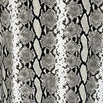 Ellen Tracy Shirt Womens Large Gray Black Snake Print Twist Front Rocker Edgy Photo 5