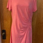 Universal Threads Short Sleeve Ruched Knit Mini T-Shirt Dress - Universal Thread Pink Size S Photo 1
