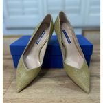 Stuart Weitzman  Anny 70 Heel Gold Noir Fabric Upper Size 7 NIB Stylish Dressy Photo 6