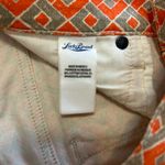 Lucky Brand orange & tan Charlie Capri Jeans Size 2/26 Photo 4