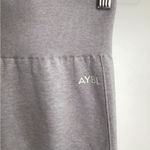 AYBL  Gray Leggings Size XS Compression 22" Inseam Side Ruching Running Photo 1