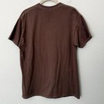 [Vinyl Icons] Brown ACDC Back in Black Studded Graphic Tee T Photo 1