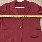 About A Girl Elegant Women's Burgundy Blazer large Photo 6