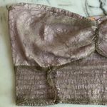 Free People Shape Of You Lilac Purple Lace Set Strapless Top Skirt Photo 6