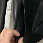 Gallery  Black Leather Jacket Mid-length Sz L Photo 4