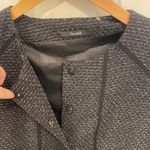 Tahari  Black Textured Shoulder Pads  Blazer size 10 Photo 6