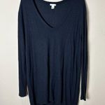 BP NORDSTROM Long SLeeve V Neck Thin Sweater Top Size Medium Photo 1