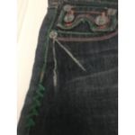 Laguna Beach Jean Santa Monica Beach Mini Skirt Women's Size 28 Blue Photo 3