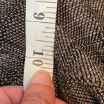 Avenue Montaigne Womens Plaid Textured High Rise Cropped Pants Brown Black Sz 10 Photo 8