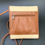 Esprit Vintage 90s Two-tone Pebbled Leather Crossbody Wallet Bag Photo 1