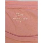 J.Crew  Pink Vintage Cotton Crew Neck Tee‎ Size S Photo 5