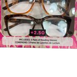 Betsey Johnson  Reading Glasses 3 Pack Tortoise Multicolor Women +2.50 Photo 1