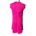Ted Baker London Fresh Start Swing Mini Dress Pink Scalloped Hem, Sz US 6 Photo 2