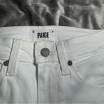 Paige  • White Jeans • Jacqueline Straight • Size 24 Photo 3