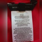 BCBGMAXAZRIA Red Stretch Skater Skirt Photo 4