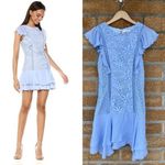 Parker Women's Blue Bennett Ruffle Dress size 2 Photo 0
