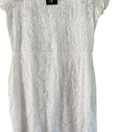 ODCOCD White Lace Dress Cocktail‎ Party Guest XL Soft lace dress Photo 0