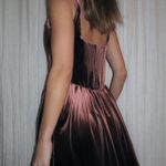 ZARA  Dress mini corset Velvet in Rich Purple Wedding party holiday Photo 11