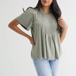 Downeast 🤍 Sage Green Top Photo 0