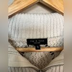 Rag and Bone  Lena Cotton Half Zip Sweater Photo 3