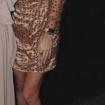 Polka Dot Bodycon Scrunch Dress Multi Photo 0