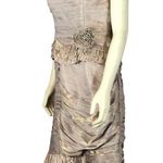 Nina Nischelle Mother of the Bride Formal Dress size 12 Gold Photo 5
