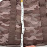PINK - Victoria's Secret Victoria’s Secret “Pink” Camo Mini Duffle Bag Padded Lined Peppercorn‎ Brown Photo 6