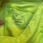 Adidas  Neon Yellow Athletic Shorts Photo 3