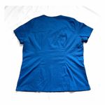 Butter Soft ★ NWOT Butter-Soft Stretch Scrubs Top - Blue ★ Photo 4