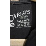 Carlos Bakery Hoboken NJ Zip Up Hoodie Rhinestone Logo Women's Size M Black Size M Photo 1