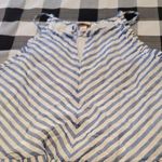 Merona Blue and White Striped Halter Maxi Dress Photo 3