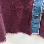 LOGO By Lori Goldstein Denim Jacket with Stretch Corduroy easy denim shirt S Photo 2