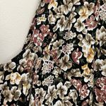 Vintage 80s Energie Bi Currants Floral Button Front Romper Size Small Black Photo 5