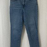 Madewell  The Perfect Vintage Jean Medium Wash Raw Hem Straight Jeans Size 28 Photo 1